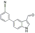 3-(3-FORMYL-1H-INDOL-5-YL)BENZONITRILE Struktur