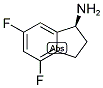 (S)-4,6-DIFLUORO-INDAN-1-YLAMINE Struktur