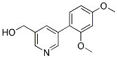 [5-(2,4-DIMETHOXYPHENYL)PYRIDIN-3-YL]METHANOL Struktur