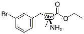 ALANINE, 3-(M-BROMOPHENYL)-2-METHYL, ETHYL ESTER Struktur