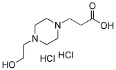 3-[4-(2-HYDROXY-ETHYL)-PIPERAZIN-1-YL]-PROPIONIC ACID 2HCL Struktur