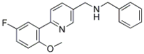 N-BENZYL-1-[6-(5-FLUORO-2-METHOXYPHENYL)PYRIDIN-3-YL]METHANAMINE Struktur