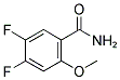 4,5-DIFLUORO-2-METHOXYBENZAMIDE Struktur