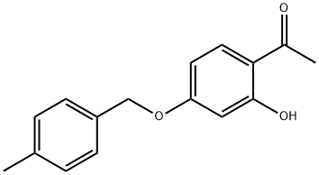 1-(2-HYDROXY)-4-[(4-METHYLBENZYL)OXY]PHENYL-1-ETHANONE Struktur