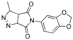 5-(1,3-BENZODIOXOL-5-YL)-3-METHYL-3A,6A-DIHYDROPYRROLO[3,4-C]PYRAZOLE-4,6(3H,5H)-DIONE Struktur