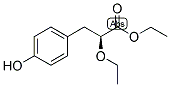 (S)-2-ETHOXY-3-(4-HYDROXY-PHENYL)-PROPIONIC ACID ETHYL ESTER Struktur