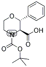 (S)-N-T-BUTYLOXYCARBONYL-TRANS-2-PHENYL-MORPHOLINE-3-CARBOXYLIC ACID Struktur