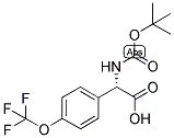 (S)-TERT-BUTOXYCARBONYLAMINO-(4-TRIFLUOROMETHOXY-PHENYL)-ACETIC ACID Struktur