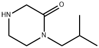 1-ISOBUTYL-PIPERAZIN-2-ONE Struktur