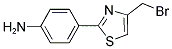 4-(4-BROMOMETHYL-THIAZOL-2-YL)-PHENYLAMINE Struktur