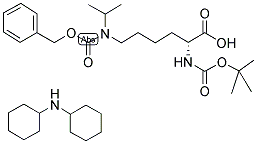 BOC-D-LYS(IPR,Z)-OH DCHA Struktur