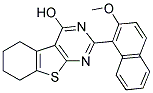 2-(2-METHOXY-1-NAPHTHYL)-5,6,7,8-TETRAHYDRO[1]BENZOTHIENO[2,3-D]PYRIMIDIN-4-OL Struktur