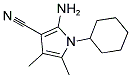 2-AMINO-1-CYCLOHEXYL-4,5-DIMETHYL-1H-PYRROLE-3-CARBONITRILE Struktur