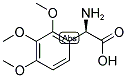 (R)-AMINO-(2,3,4-TRIMETHOXY-PHENYL)-ACETIC ACID Struktur