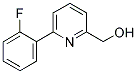 [6-(2-FLUOROPHENYL)PYRIDIN-2-YL]METHANOL Struktur