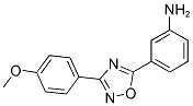 3-[3-(4-METHOXY-PHENYL)-[1,2,4]OXADIAZOL-5-YL]-PHENYLAMINE Struktur