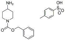 4-AMINO-PIPERIDINE-1-CARBOXYLIC ACID BENZYL ESTER TOSYLAYTE SALT Struktur