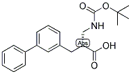 (R)-3-BIPHENYL-3-YL-2-(TERT-BUTOXYCARBONYLAMINO-METHYL)-PROPIONIC ACID Struktur