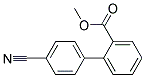 METHYL 4'-CYANO[1,1'-BIPHENYL]-2-CARBOXYLATE Struktur