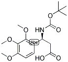 (S)-3-TERT-BUTOXYCARBONYLAMINO-3-(2,3,4-TRIMETHOXY-PHENYL)-PROPIONIC ACID Struktur