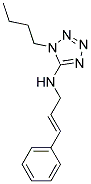 1-BUTYL-N-[(2E)-3-PHENYLPROP-2-ENYL]-1H-TETRAZOL-5-AMINE Struktur