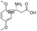 (R)-3-AMINO-3-(2,5-DIMETHOXY-PHENYL)-PROPIONIC ACID Struktur