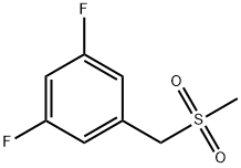 3,5-DIFLUOROBENZYLMETHYLSULFONE Struktur