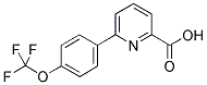 6-[4-(TRIFLUOROMETHOXY)PHENYL]PYRIDINE-2-CARBOXYLIC ACID Struktur