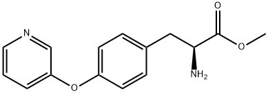 METHYL 2-AMINO-3-(4-(PYRIDIN-3-YLOXY)PHENYL)PROPANOATE Struktur