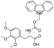 (S)-2-(9H-FLUOREN-9-YLMETHOXYCARBONYLAMINO)-3-(2,3,4-TRIMETHOXY-PHENYL)-PROPIONIC ACID Struktur