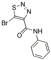 5-BROMO-N-PHENYL-1,2,3-THIADIAZOLE-4-CARBOXAMIDE Struktur