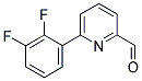 6-(2,3-DIFLUOROPHENYL)PYRIDINE-2-CARBALDEHYDE Struktur