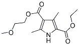 2-ETHYL 4-(2-METHOXYETHYL) 3,5-DIMETHYL-1H-PYRROLE-2,4-DICARBOXYLATE Struktur