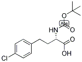 (S)-2-TERT-BUTOXYCARBONYLAMINO-4-(4-CHLORO-PHENYL)-BUTYRIC ACID Struktur