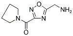 ([3-(PYRROLIDIN-1-YLCARBONYL)-1,2,4-OXADIAZOL-5-YL]METHYL)AMINE Struktur