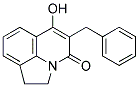 5-BENZYL-6-HYDROXY-1,2-DIHYDRO-4H-PYRROLO[3,2,1-IJ]QUINOLIN-4-ONE Struktur