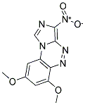 6,8-DIMETHOXY-3-NITROIMIDAZO[5,1-C][1,2,4]BENZOTRIAZINE Struktur