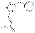 3-(1-BENZYL-1H-[1,2,3]TRIAZOL-4-YL)-ACRYLIC ACID Struktur