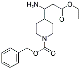 3-AMINO-3-(4'-CBZ)PIPERIDINE-PROPIONIC ACID ETHYL ESTER Struktur