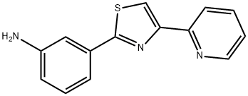 3-(4-PYRIDIN-2-YL-THIAZOL-2-YL)-PHENYLAMINE Struktur