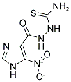 2-[(5-NITRO-1H-IMIDAZOL-4-YL)CARBONYL]HYDRAZINECARBOTHIOAMIDE Struktur