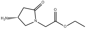 (4-AMINO-2-OXO-PYRROLIDIN-1-YL)-ACETIC ACID ETHYL ESTER Struktur