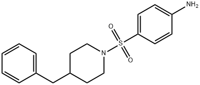 4-((4-BENZYLPIPERIDIN-1-YL)SULFONYL)ANILINE Struktur