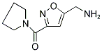 [3-(1-PYRROLIDINYLCARBONYL)-5-ISOXAZOLYL]METHANAMINE Struktur