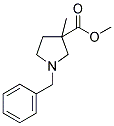 1-BENZYL-3-METHYL-PYRROLIDINE-3-CARBOXYLIC ACID METHYL ESTER Struktur