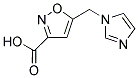 5-(1H-IMIDAZOL-1-YLMETHYL)ISOXAZOLE-3-CARBOXYLIC ACID Struktur