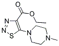 ETHYL 5-(4-METHYLPIPERAZIN-1-YL)-1,2,3-THIADIAZOLE-4-CARBOXYLATE Struktur