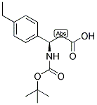 (R)-3-TERT-BUTOXYCARBONYLAMINO-3-(4-ETHYL-PHENYL)-PROPIONIC ACID Struktur