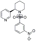 3-{(2R)-1-[(3-NITROPHENYL)SULFONYL]PIPERIDIN-2-YL}PYRIDINE Struktur