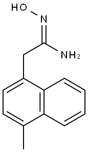 NAPHTHALENE-4-METHYL-1-ACETAMIDE OXIME Struktur